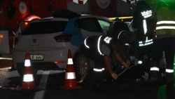 Tekirdağ'da trafik kazası: 2 ölü 1 yaralı
