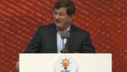 Davutoğu AK Parti bayramlaşma törenine katıldı İZLE