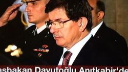 Başbakan Ahmet Davutoğlu Anıtkabir'i ziyaret etti İZLE