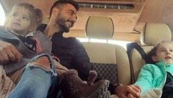 Gökhan Özen kızlarına kavuştu