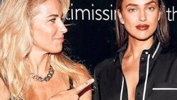 Burcu Esmersoy Irina Shayk ile fotoğraf çektirdi