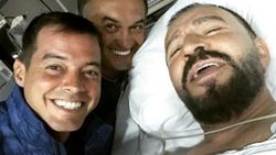 Mustafa Topaloğlu'nun hastaneden ilk fotoğrafı