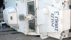 Diyarbakır'da zırhlı araç devrildi