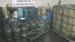Manisa'da 3,5 ton kaçak akaryakıt ele geçirildi