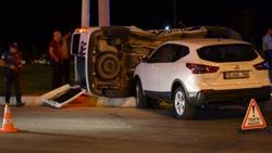Karaman'da kaza: 2'si polis 3 kişi yaralandı