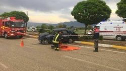 Denizli'de trafik kazası: 1 ölü 4 yaralı