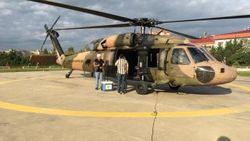 TSK helikopteri organ nakli için çalıştı