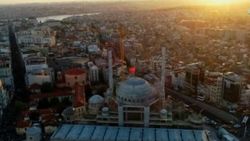 Taksim Camii'nin eşsiz manzarası