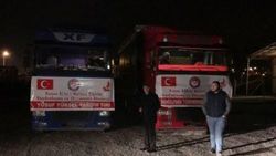 Denizli'den Suriye'deki Türkmenlere yardım