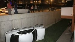 Karabük emniyeti bahçeye uçan sürücünün peşinde