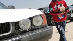 3 yaşındaki Iraklı çocuk drift yaptı