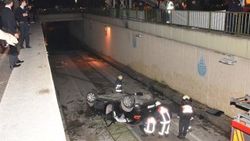 10 metreden düşen sürücünün duran kalbi çalıştırıldı