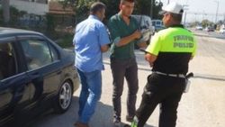 Trafikten şaşırtan uygulama: Biraz yürüyün