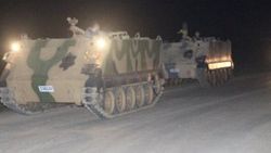 5 tank Hatay'a giriş yaptı