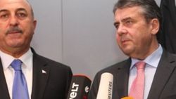 Çavuşoğlu Alman Sigmar ile bir araya geldi