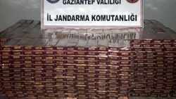Gaziantep'te gümrük kaçağı 9 bin paket sigara yakalandı