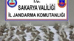 Sakarya'da 49 paket bonzai yakalandı