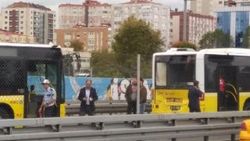 Okmeydanı'nda metrobüs kazası