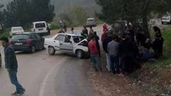 Bursa'da 3 araçlık kaza: 6 kişi yaralandı