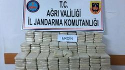 Ağrı'da 212 kilogram eroin ele geçirildi