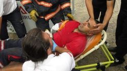 51 metre yüksekte çalışırken kolu koptu