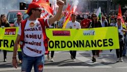 Fransa'da protesto