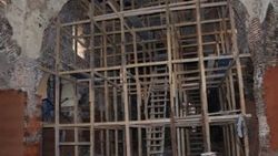 Bursa'da yanan çarşıda restorasyon çalışmaları sürüyor
