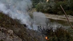 Giresun-Gümüşhane karayolunda LPG yüklü tanker patladı