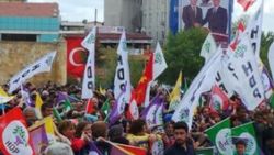 Kırşehir'de HDP'nin mitingi sonrasında arbede çıktı