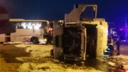 Alanya'da tur otobüsü TIR ile çarpıştı: 1 ölü, 12 yaralı
