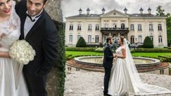 Ebru Şancı Alpaslan Öztürk şatoda düğün yaptı