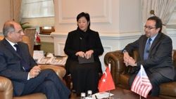 Efkan Ala ABD Büyükelçisi Bass’ı kabul etti
