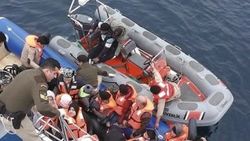 Ege Denizi'nde 62 göçmen kurtarıldı