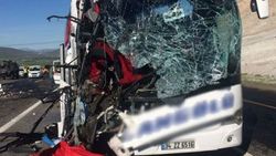 Elazığ'da yolcu otobüsü kazası