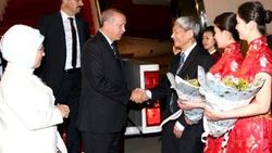 Cumhurbaşkanı Erdoğan Pekin'de