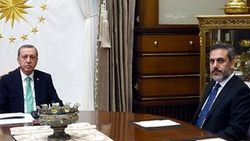 Cumhurbaşkanı Erdoğan Hakan Fidan ile görüştü