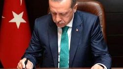 Cumhurbaşkanı Erdoğan'dan kanun onayı