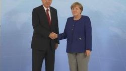 Cumhurbaşkanı Erdoğan Merkel'le görüştü