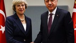 Cumhurbaşkanı Erdoğan Theresa May ile görüştü