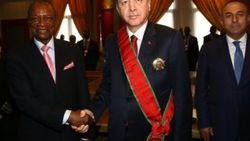 Cumhurbaşkanı Erdoğan'a şeref madalyası verildi