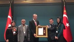 Cumhurbaşkanı Erdoğan gazi ve şehit ailelerini ağırladı