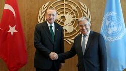 Başkan Erdoğan'ın BM Genel Sekreteri ile görüşmesi