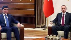 Cumhurbaşkanı Erdoğan Barzani'yi kabul etti
