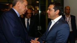Cumhurbaşkanı Erdoğan, Çipras ile görüştü