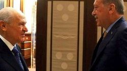 Erdoğan ve Bahçeli'nin çay sohbeti