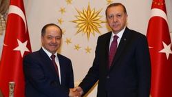 Cumhurbaşkanı Erdoğan Barzani'yi kabul etti