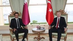 Erdoğan-Katar Şeyhi görüşmesi