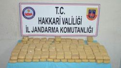 Şemdinli'de sınırda 47 kilo eroin yakalandı