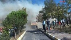 Kartal'da korkutan okul yangını