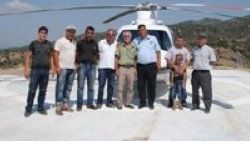 Yenipazar'daki helikopter pisti esnafı isyan ettirdi